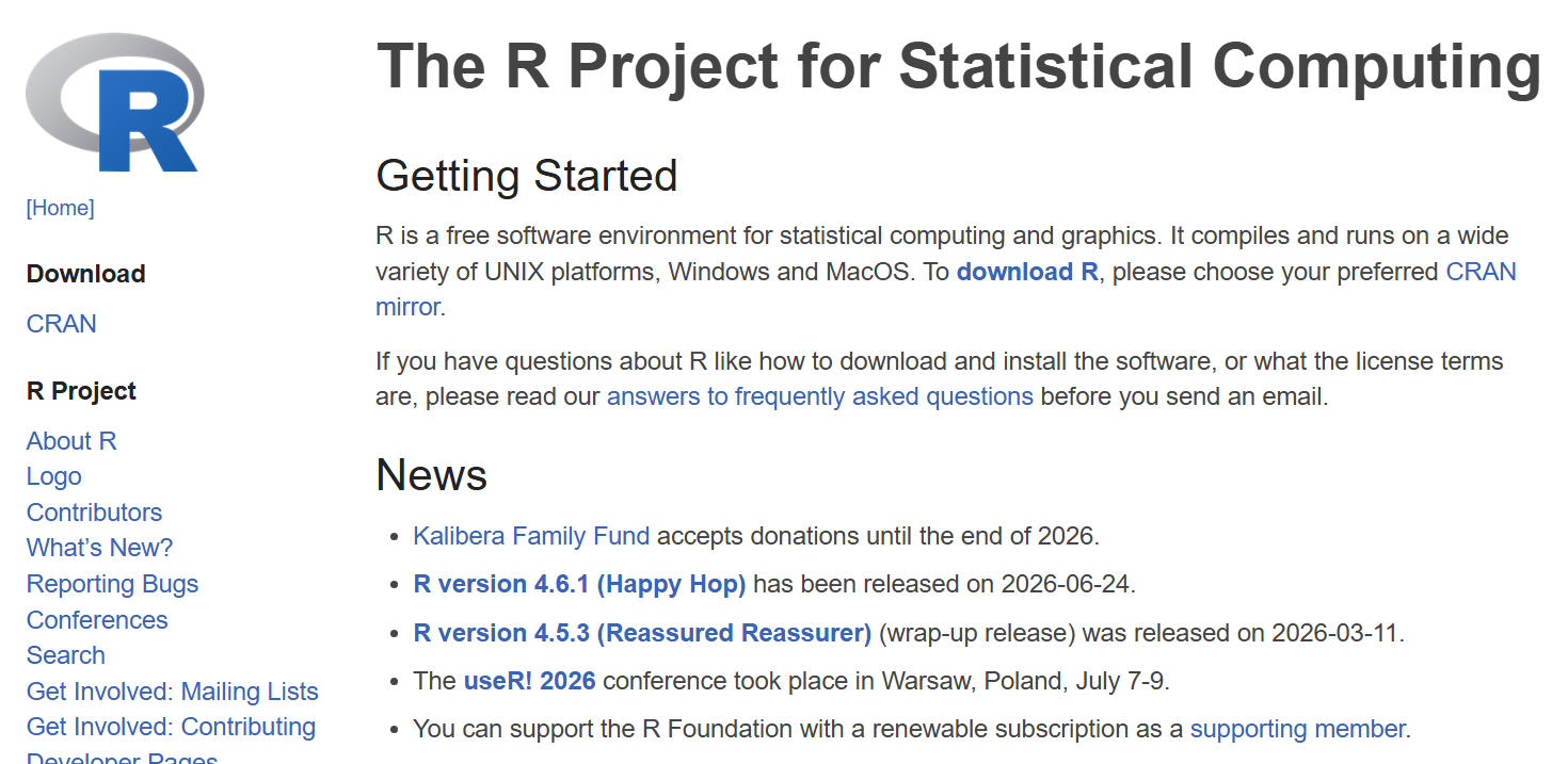 R for Windows screenshot