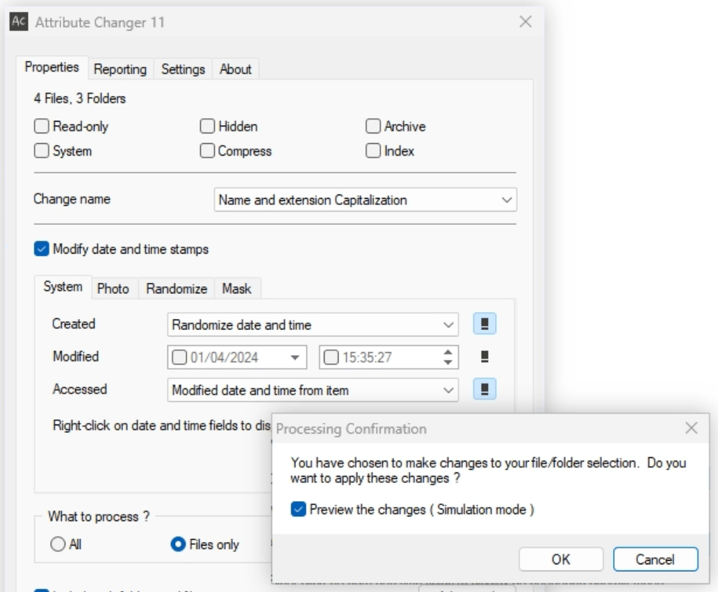 Attribute Changer screenshot