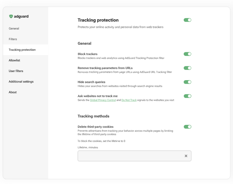 Adguard for Chrome screenshot